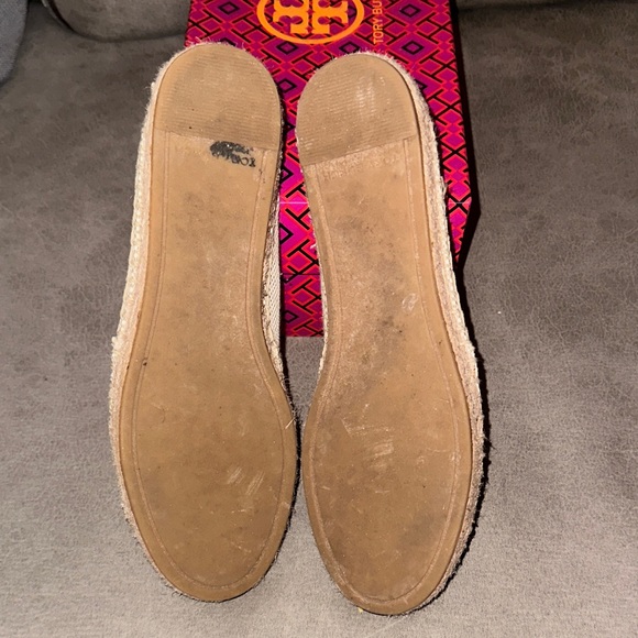 Tory Burch Cream and Brown Espadrilles - Picture 4 of 6